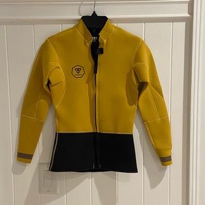 VISSLA youth 12 Wetsuit Top 2mm Front Zip Jacket